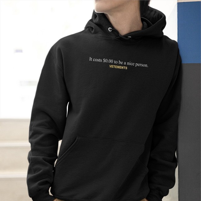 Kyrie Irving It Costs $0.00 To Be A Nice Person Vetements Shirts Stylicy Merch Brian Lewis Kyrie Irving It Costs $0.00 To Be A Nice Person Vetements T Shirt Stylicy Merch Brian Lewis