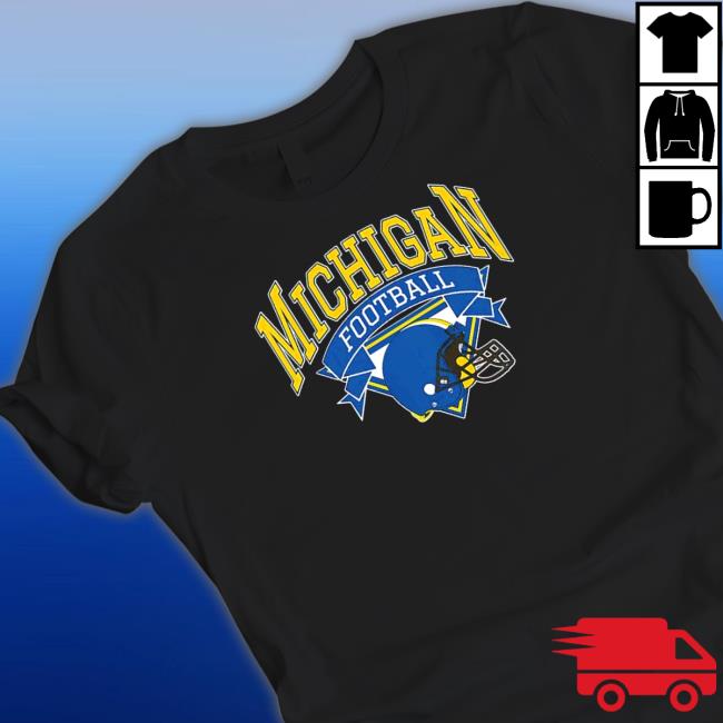 Michigan Football helmet logo 2022 Tee Shirt Official Michigan Football helmet logo 2022 Long Sleeve T Shirt