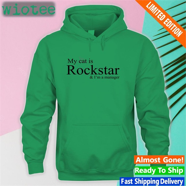 Taesmug Taehyung My Tan Cat Is Rockstar And I'm A Manager Shirt