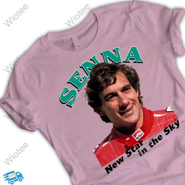Official Ayrton Senna New Star In The Sky Tee Shirt Senna New Star In The Sky Shirt Funny