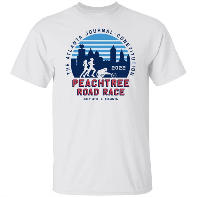 The Atlanta Journal Constitution Peachtree Road Race July 4Th Atlanta Shirt Burst Of Energy