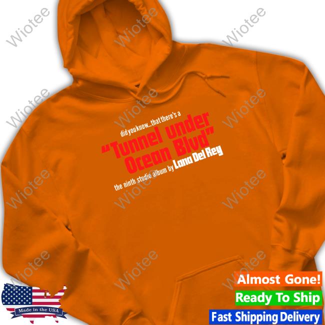 Lana Del Rey Merch Did You Know That There's A Tunnel Under Ocean Blvd Shirt Lana Del Rey Merch Did You Know That There's A Tunnel Under Ocean Blvd Hoodie