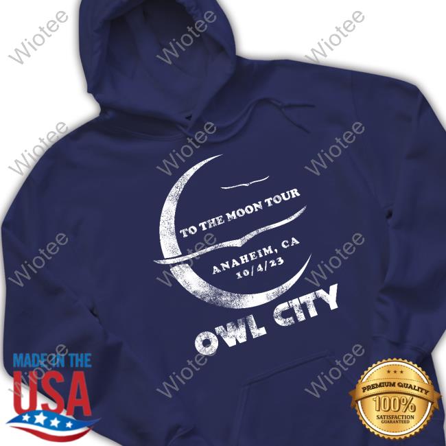 To The Moon Tour Anaheim Tee Shirt To The Moon Tour Anaheim Tee