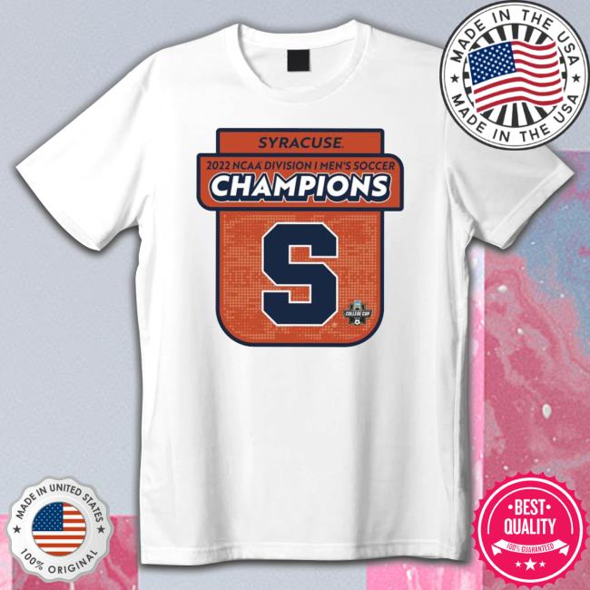 Syracuse 2022 NCAA Men’s Soccer Champions Tee Shirt