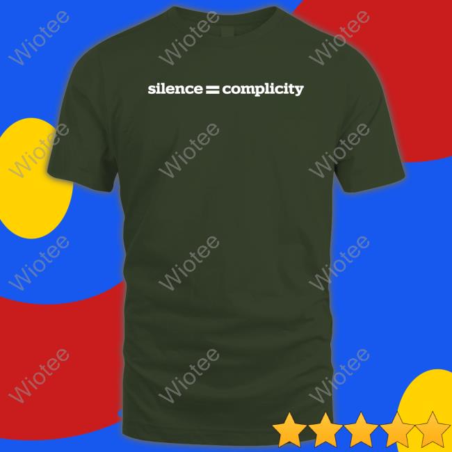 Redacted Store Merch Silence = Complicity T Shirt