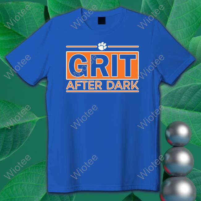 Official Clemson Athletics Grit After Dark Shirts Clemson Basketball Grit After Dark Tee