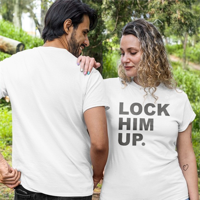 Lock Him Up Long Sleeve T Shirt Balance Of Power Merch Luis A. Miranda, Jr Lock Him Up T Shirt