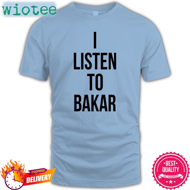 Yeaabk I Listen To Bakar Hooded Sweatshirt