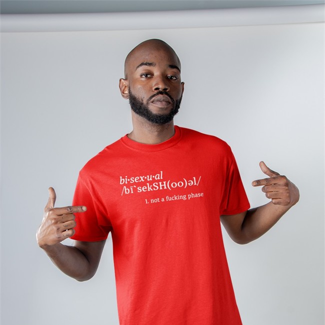 Bisexual Not A Fucking Phase Shirt The Backbone Of Twitch