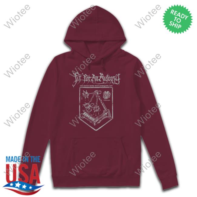 Anti Fascist Heavy Metal Propaganda Unit Tee Fit For An Autopsy Merch Anti Fascist Heavy Metal Propaganda Unit Tee Shirt