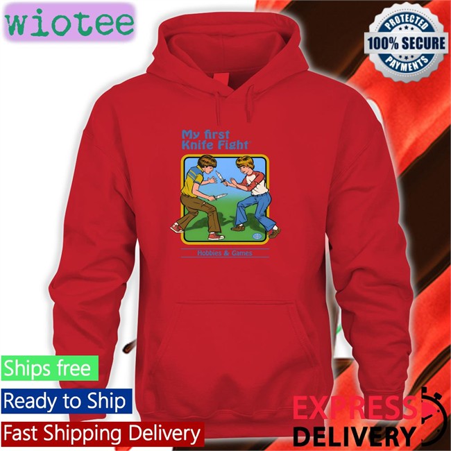 Steven Rhodes Merch My First Knife Fight Hobbies & Games Hoodies Shirts That Go Hard Steven Rhodes Merch My First Knife Fight Hobbies & Games Tank Top Shirts That Go Hard