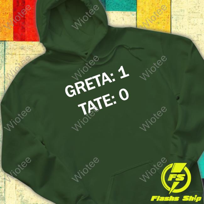Official Greta 1 Tate 0 Shirt Raygun Shop Greta 1 Tate 0 Long Sleeve T Shirt Christopher Pepper