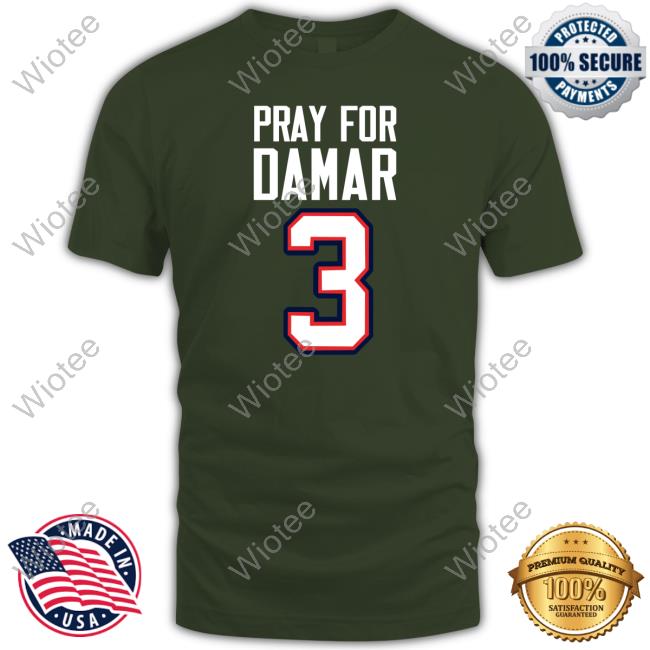 Buffalo Sabres Pray For Damar 3 Tee Shirt Damar Hamlin Pray For Damar 3 T-Shirt