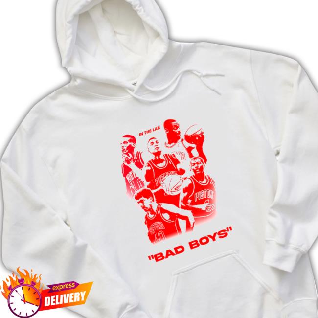 Official The Legends Tee - "Bad Boys" Pistons Hoodie