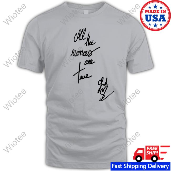 Ludovic De Saint Sernin All The Rumors Are True Tee Shirt Matchesfashion All The Rumors Are True T Shirt