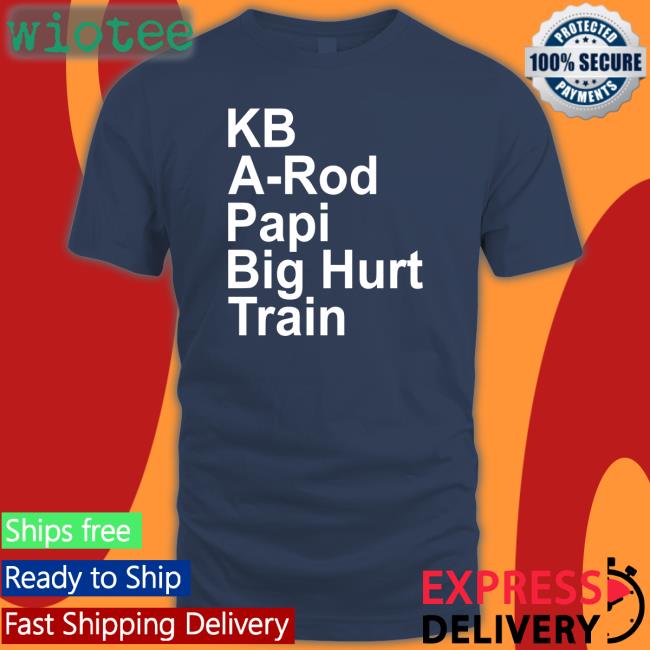 Alex Bregman FOX Sports MLB Kb A-Rod Papi Big Hurt Train Shirt