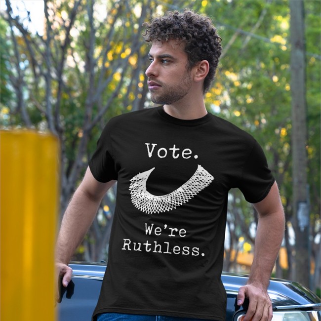 Aunt Crabby Calls Bullshit Vote We're Ruthless Tee Shirt Vote We're Ruthless T-Shirt