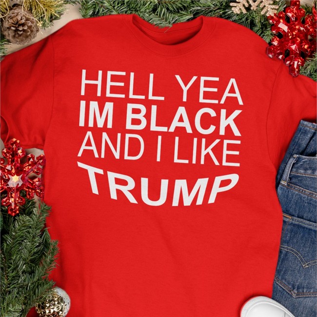 Yeah I’M Black And I Like Trump Sweatshirt Zeek “Conservative Gangsta” Arkham Zeekarkham Hell Zeek “Conservative Gangsta” Arkham Yeah I’M Black And I Like Trump T Shirt