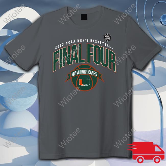 Ncaa Miami Hurricanes 2023 Ncaa Final Four Retro Tee