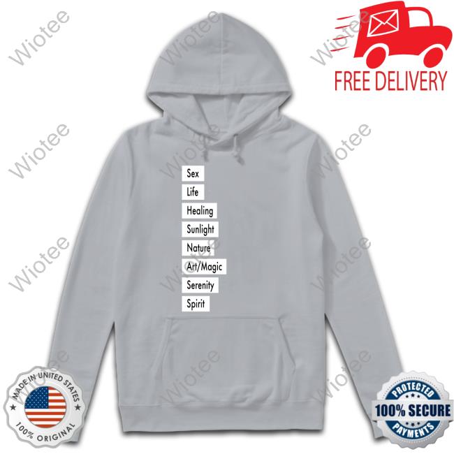 Sex Life Healing Sunlight Nature Art Magic Serenity Spirit Hoodie Bisexual Armys