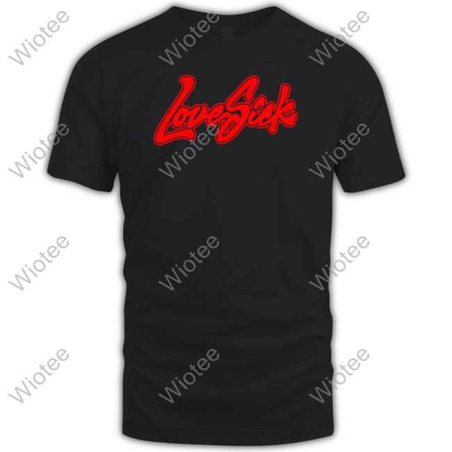 Love Sick Logo Black Crewneck Sweatshirt