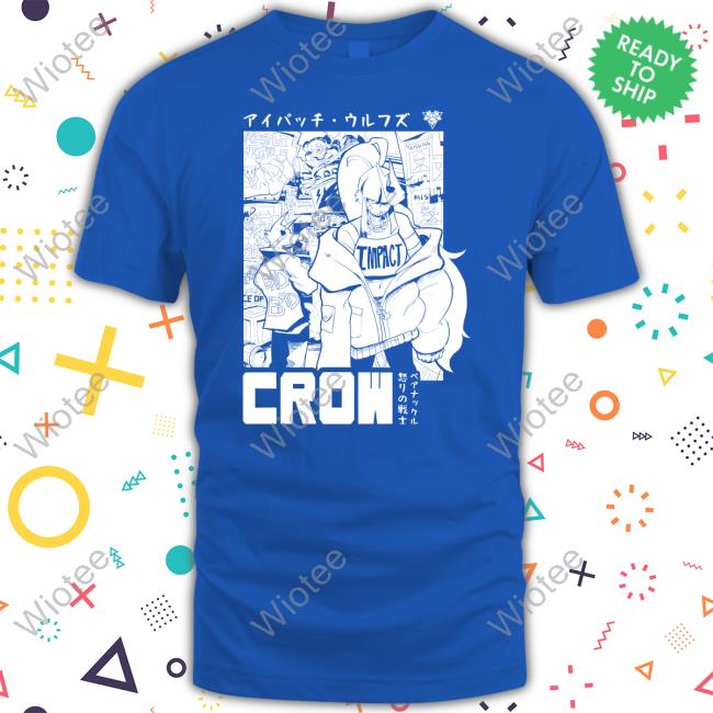 Crow T Shirt Black Official Eyepatch Wolves Crow T Shirt Eyepatch Wolf