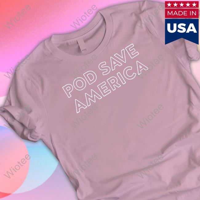 Official Pod Save America Tank Top Crooked Stores Merch Pod Save America Shirt