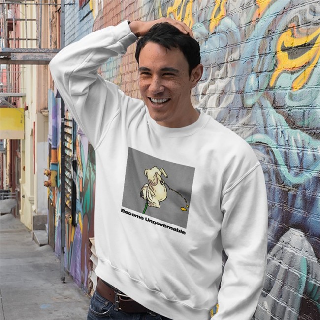 Become Ungovernable Dog Sweatshirt Meme