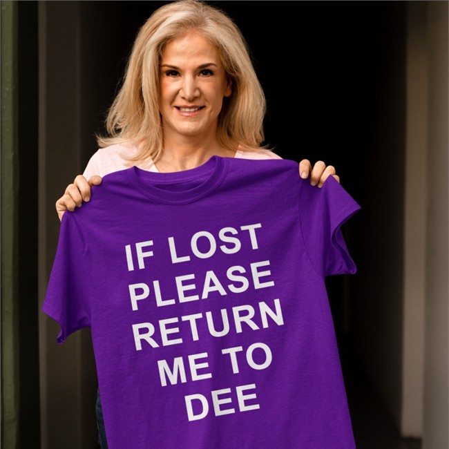 If Lost Please Me To Dee Tee Shirt If Lost Please Me To Dee Tee Shirt Atlaswhiteart Fnaf Glamrockchica