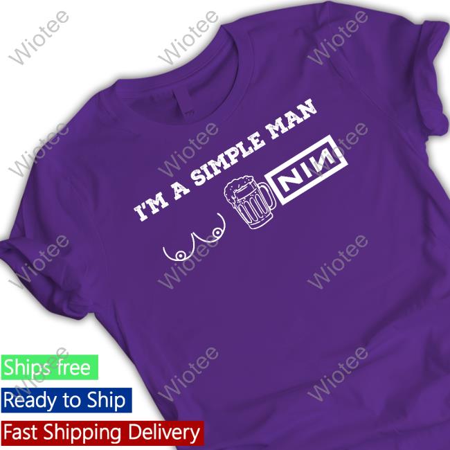 Official Rob Sheridan I'm A Simple Man T Shirt