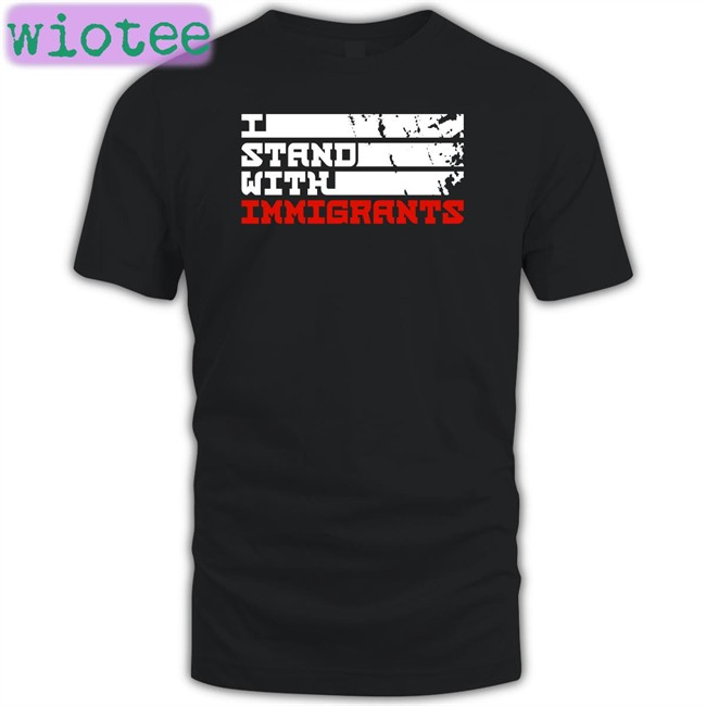 Allen Orr Jr. Esq I Stand With Immigrants Long Sleeve T Shirt Ameshia Cross