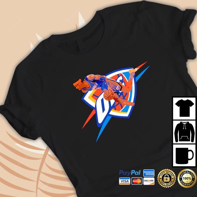 Oklahoma City Thunder Shai Gilgeous-Alexander In Action T-Shirt Oklahoma City Thunder Shai Gilgeous-Alexander In Action Shirts