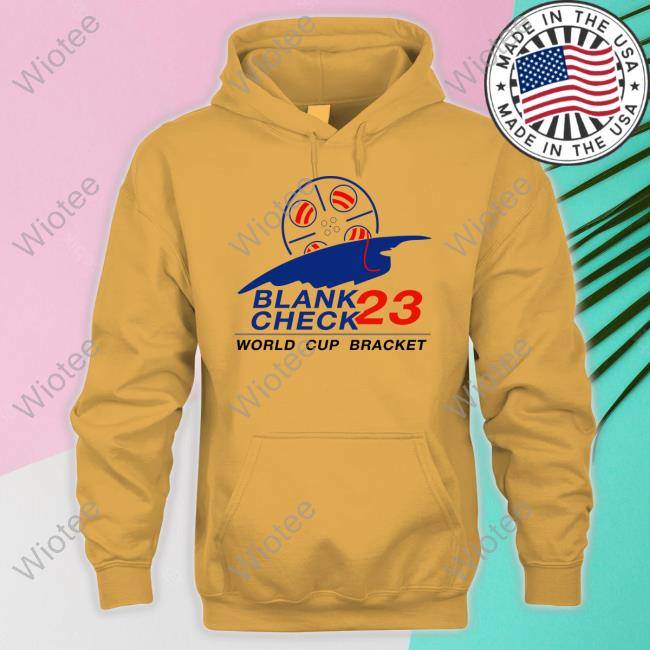 Limited Edition Blank Check 23 World Cup Bracket Shirt