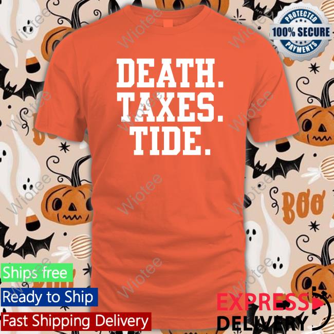 Barstool Sports Store Death Taxes Tide Shirt Rico Bo$Co Long Sleeve Tee Death Taxes Tide Sweatshirt