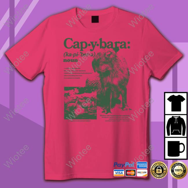 Capybara Defined Shirts Capybara Defined T-Shirt Kapybara007
