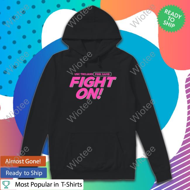 Lindsay Gottlieb Usc Trojans Pink Game Fight On Sweatshirt