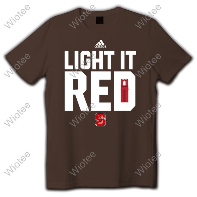 Dave Doeren Light It Red T Shirts North Carolina State University Luke DeCock Dave Doeren Light It Red Shirt North Carolina State University Luke DeCock