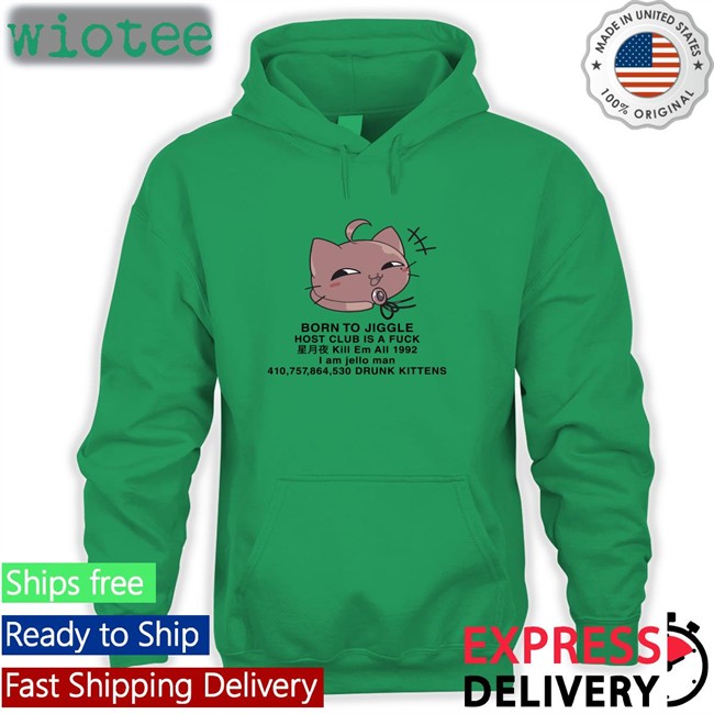 Hiiragi Yuu Born To Jiggle Host Club Is A Fuck Edition Limited TShirts HiiragiYuuVt Hiiragi Yuu Born To Jiggle Host Club Is A Fuck Edition Limited Tees White