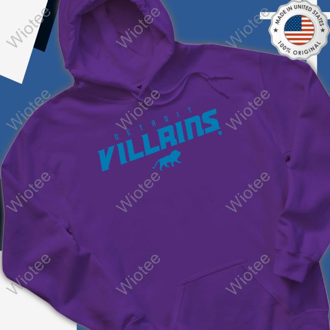 Breakingt Detroit Villains Hoodies Breakingt Detroit Villains Tee Pride Of Detroit