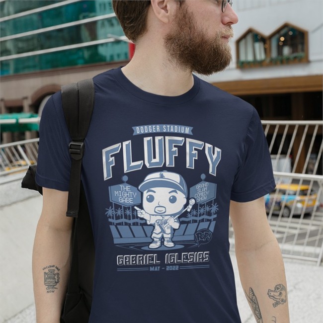 Fluffy Guy Merch Fluffy Funko Baseball Tees Dodger Stadium Fluffy Gabriel Iglesias May 2022