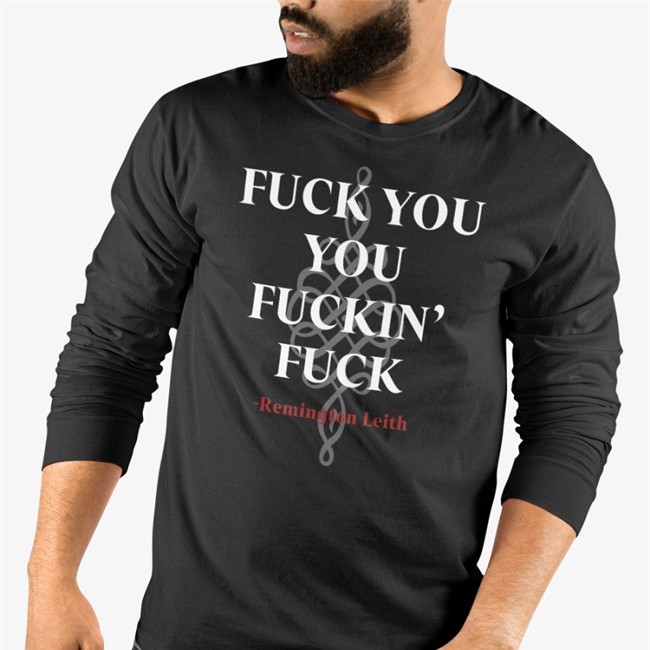 Palaye Royale Merch Fuck You You Fuckin Fuck Remington Leith Shirt Black