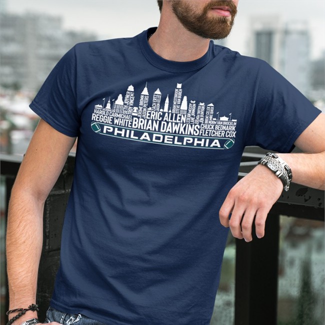 Jalen Hurts Eric Allen Brian Dawkins Philadelphia Tee Shirt