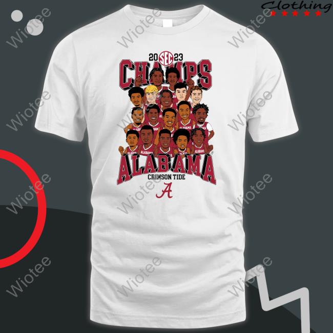 2023 Sec Regular Season Champs Alabama Crimson Tide Shirt Official 2023 Sec Regular Season Champs Alabama Crimson Tide Shirt