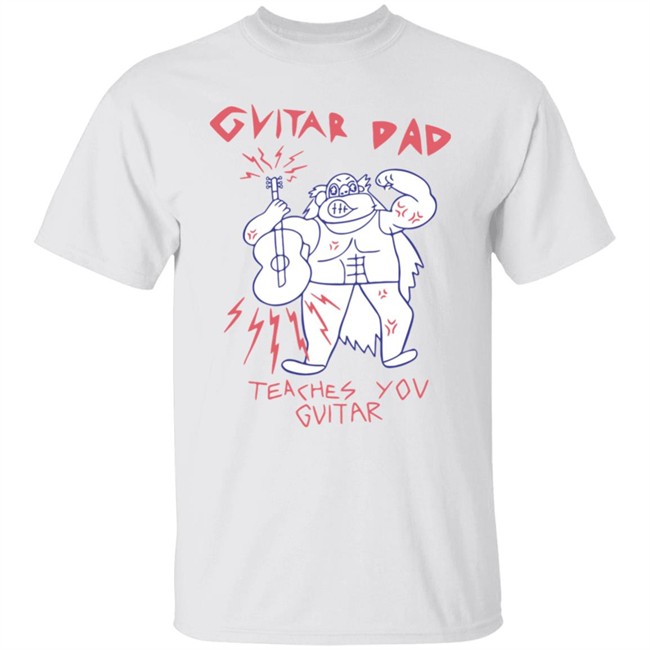 Steven Universe Merch Cartoon Network Guitar Dad Teaches You Guitar Advertisement Shirt