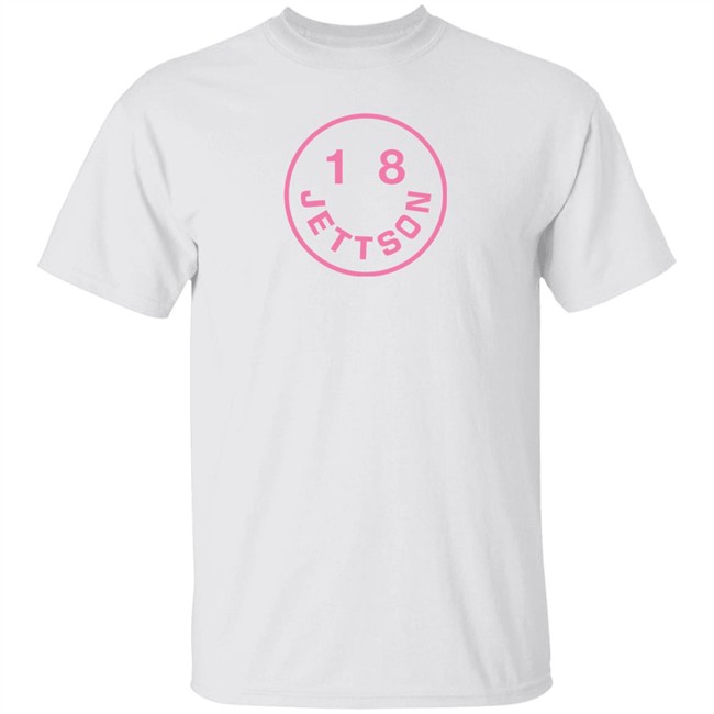 Jett Lawrence Merch White Jettson Smile Shirt 18 Jettson Shirt