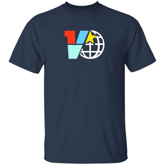 Vlexin Merch V-Globe Black T Shirt Vlexin Merch V-Globe Black T Shirt