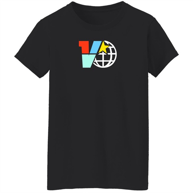 Vlexin Merch V-Globe Black T Shirt Vlexin Merch V-Globe Black T Shirt