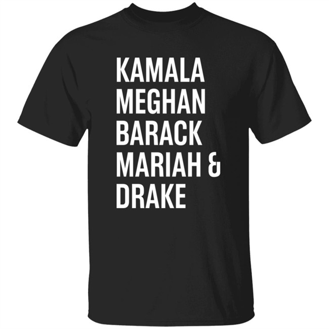 Kamala Meghan Barack Mariah & Drake Biracial Figure Names Shirt Mosaic The Label Merch Zedonarrival
