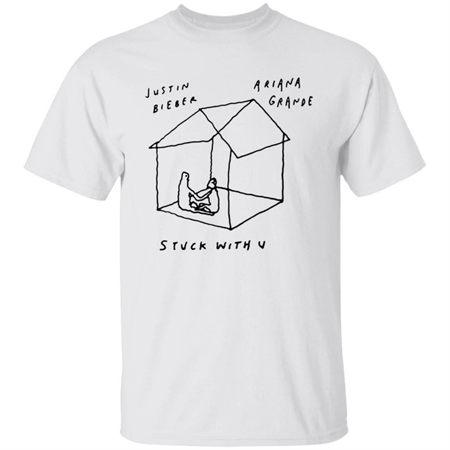 Justin Bieber Merch Stuck With U T Shirt I Justin Bieber Ariana Grande Stuck With U Shirt