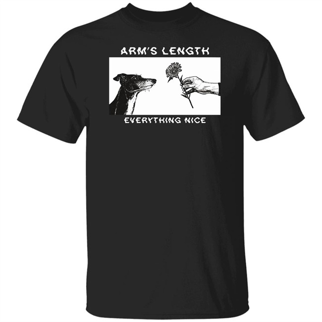 Arm's Length Merch Dog & Flower Tee Shirt